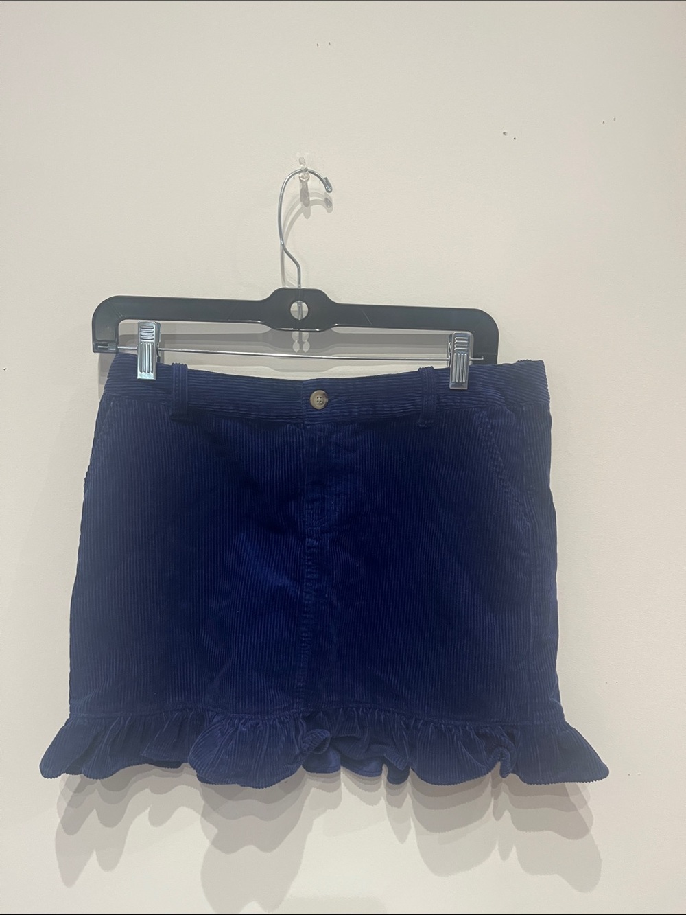 Ralph Lauren Corduroy Ruffle Hem Skirt